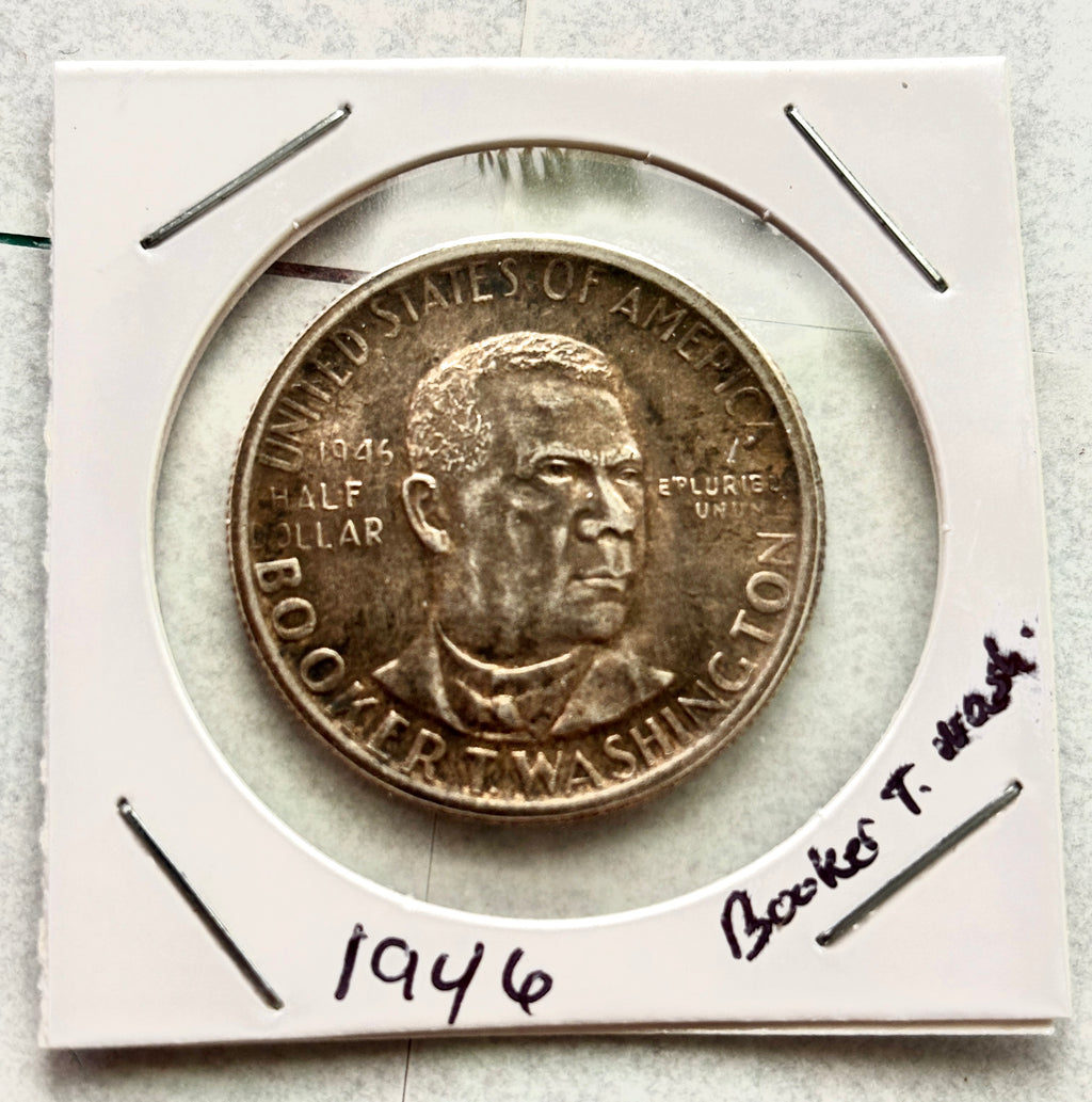1946 Booker T. Washington commemorative half-dollar.