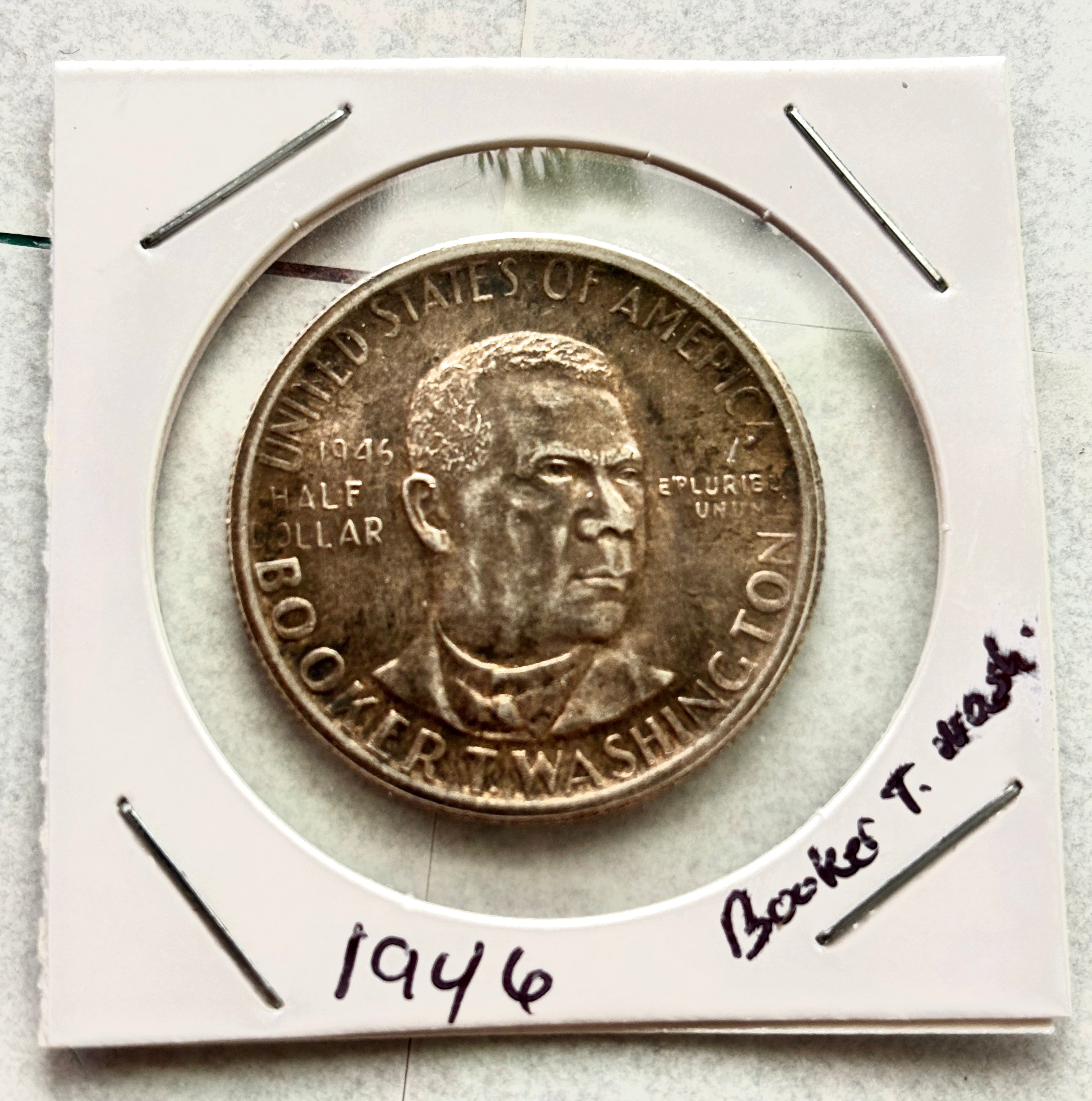 1946 Booker T. Washington commemorative half-dollar.