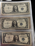 Lot of 3 $1 Silver Certificate’s