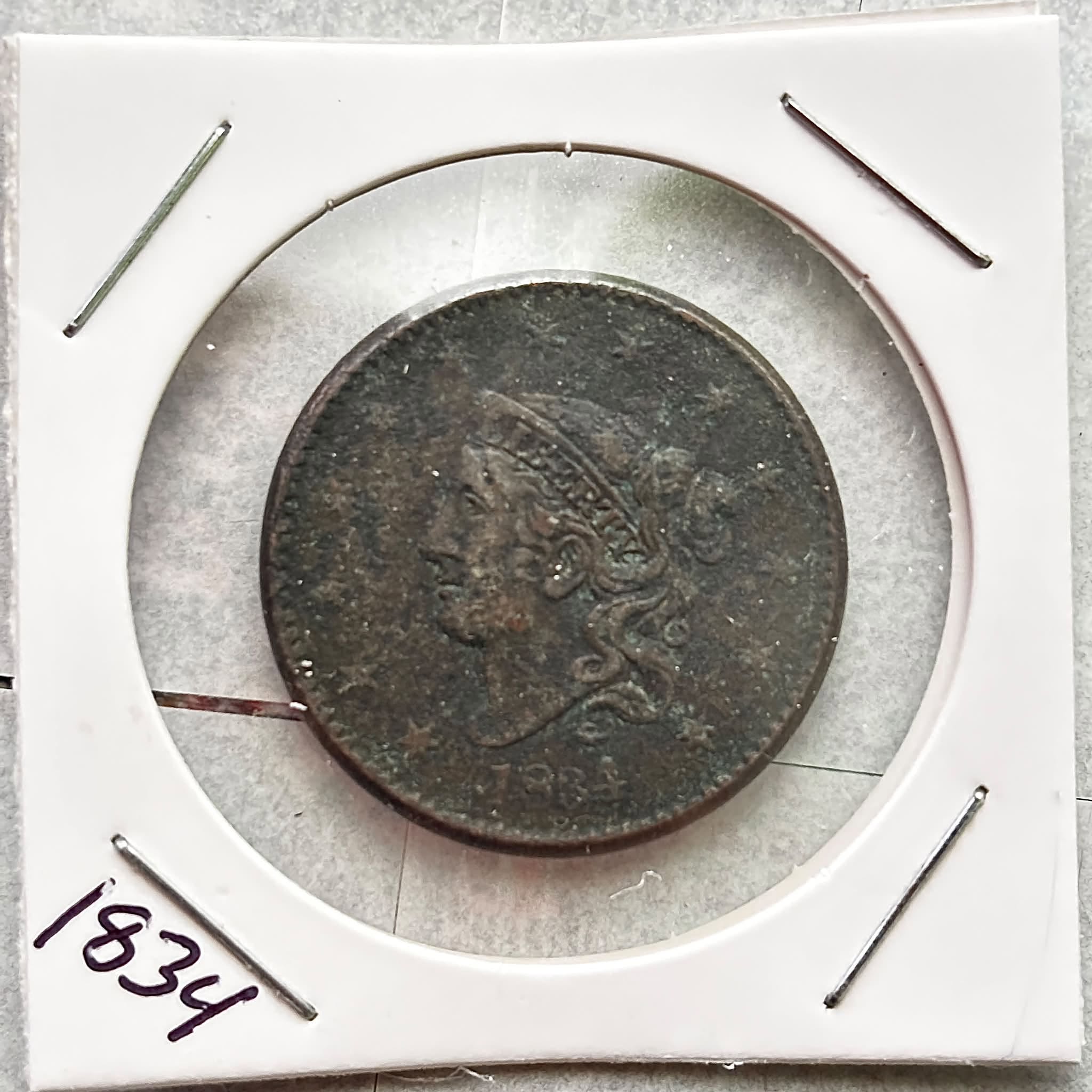 1834 US Large Cent