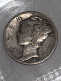 3 Vintage Mercury Silver Dimes – 1941, 1944, 1944