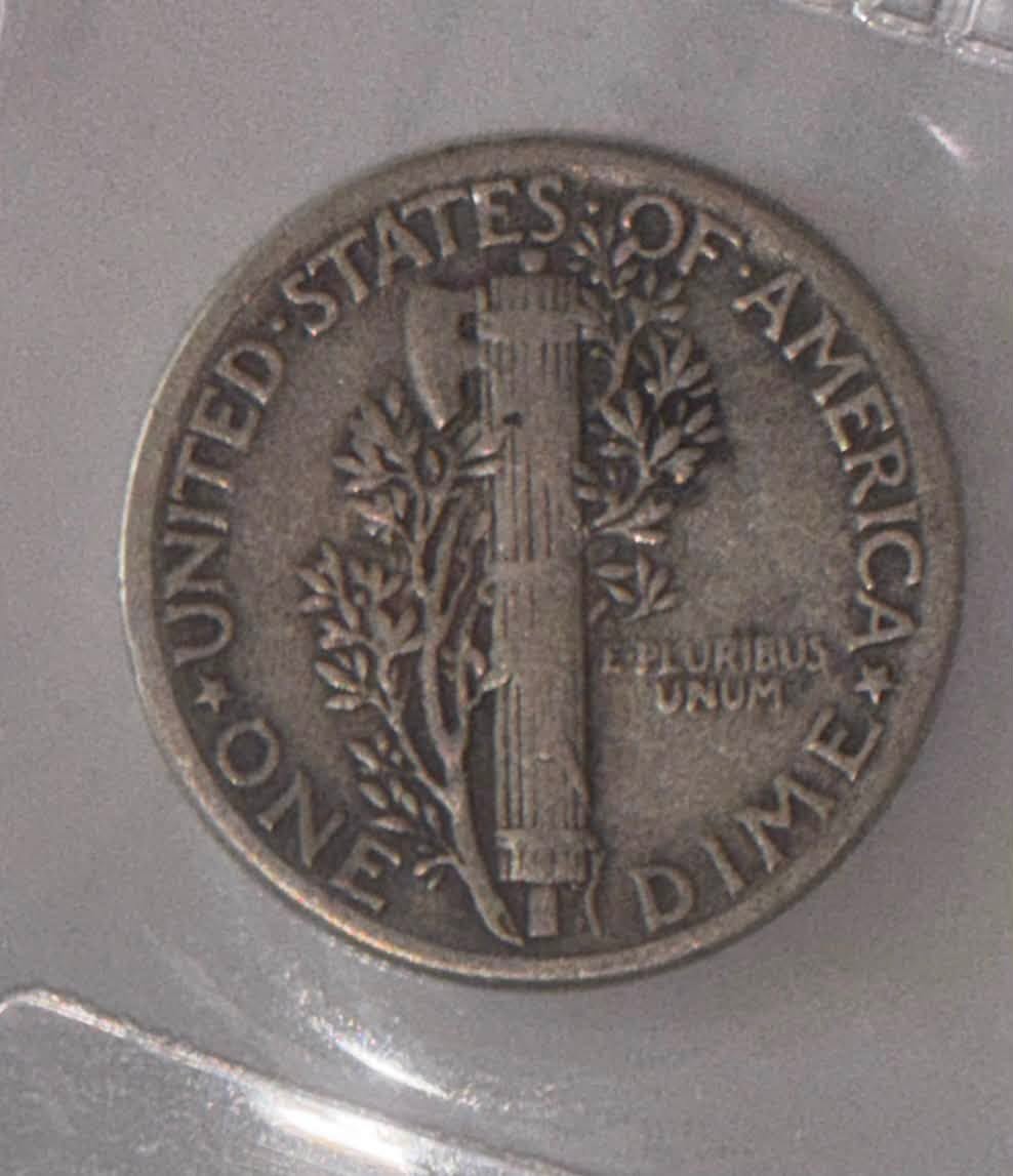 3 Vintage Mercury Silver Dimes – 1941, 1944, 1944