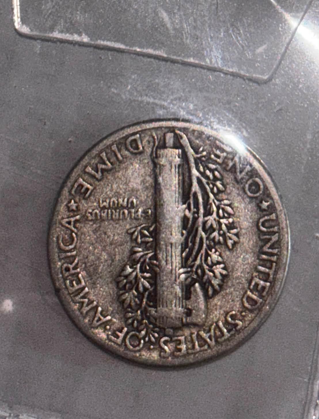 3 Vintage Mercury Silver Dimes – 1941, 1944, 1944