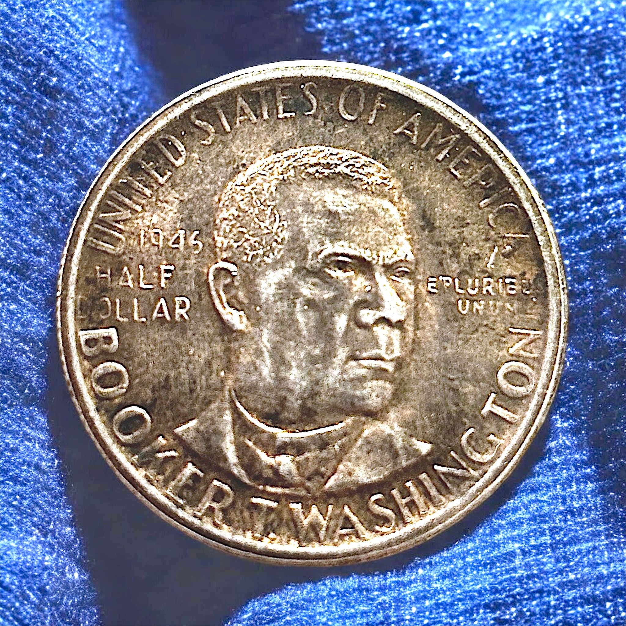 1946 Booker T. Washington commemorative half-dollar.
